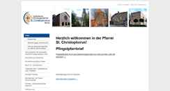 Desktop Screenshot of christophorus-werne.de